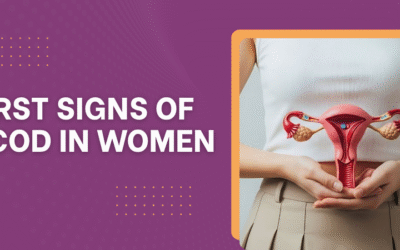 What are the first signs of PCOD in women?