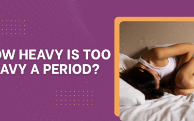 How much period bleeding is too heavy?